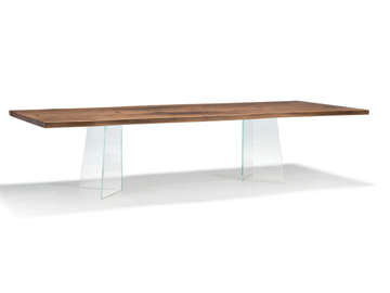 VERO - V GLASS - Rectangular solid wood table by Arte Brotto - view 2